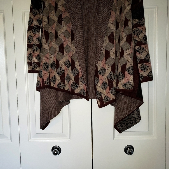 Vertigo Paris NWT Asymetrical Open Drape Oversized Cardigan Small - Picture 2 of 8